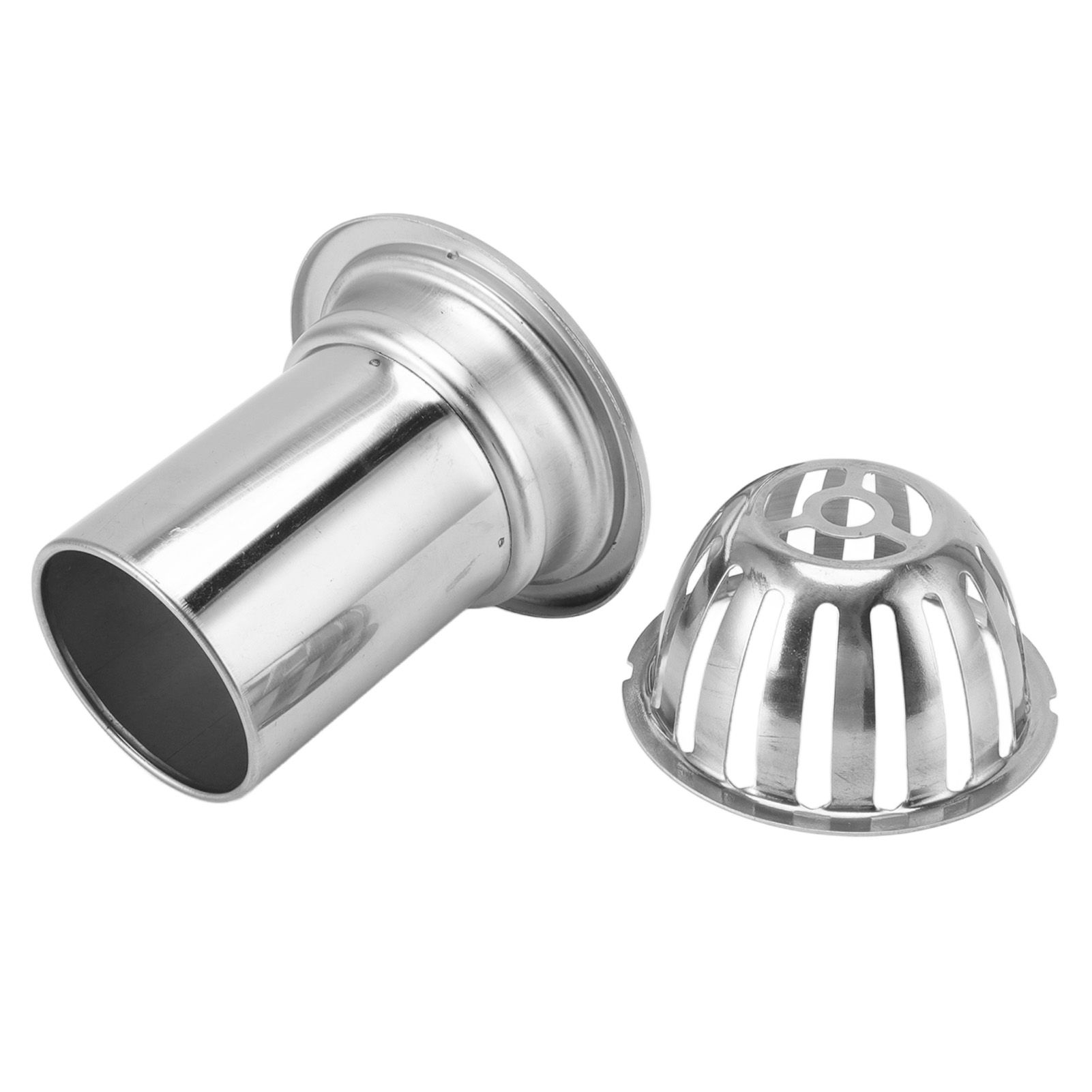 Roof Floor Drain Stainless Steel Non Blocking Balcony Outdoor Rain Bucket Drainage Parts Round 4in โ image 6