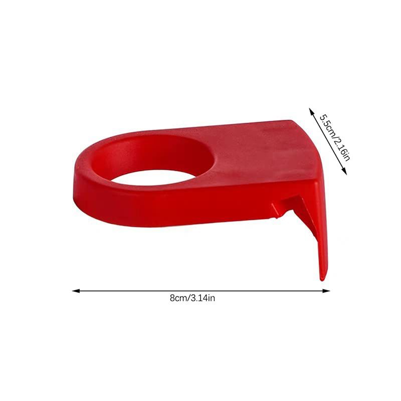 5 Pack Beer Snap Plastic Drinking Clips Bottle Buckle Application: Bar Mini Beer Bottle Holder Clips Wine Cocktail Goblet Glass — image 5