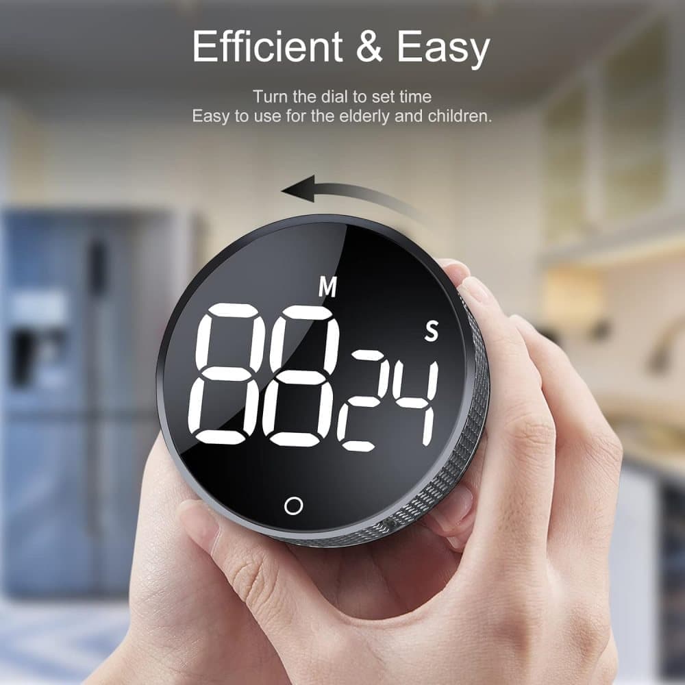Digital Timer with Magnet and LED Display, Compatible with Kitchen Appliances — image 4