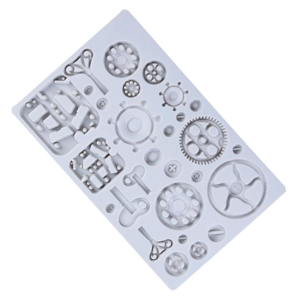 Vintage Gears Mold Steam Punk Chocolate Mould Silicone Cake Decorating Mold โ image 5