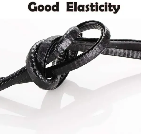 10m edge strip edge profile black edge tape clamping profile rubber, PVC + Rubber material, automotive replacement use, Black Color โ image 4