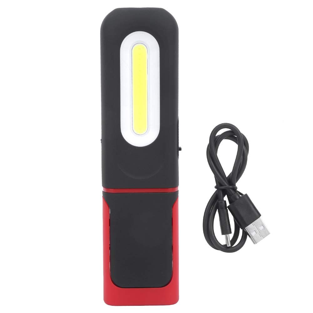 Portable LED Work Light,Magnetic Work Light, 5W Portable USB Rechargeable COB Work Light Adjustable Multifunction Magnetic