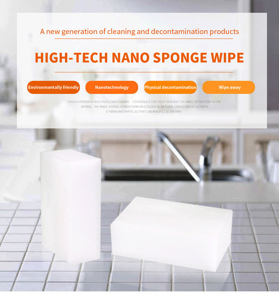 50Pcs Magic Sponge Eraser Kitchen Home Multi-function Foam Melamine Cleaner — image 3