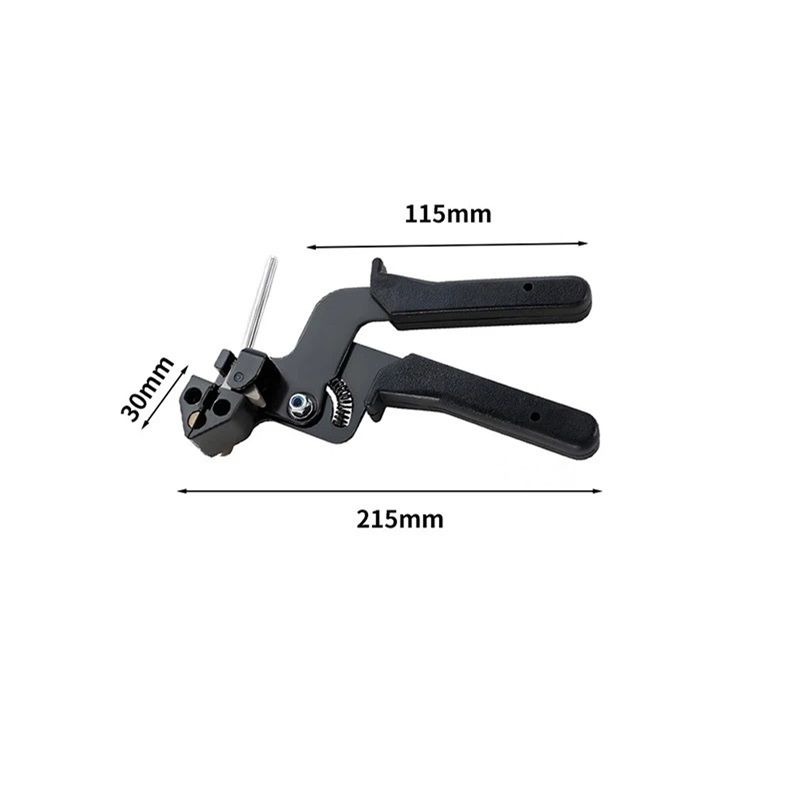 Cable Tie Gun,Stainless Steel Zip Tie Gun, Special Tool For Fastening And Cutting Metal Cable Ties. Stainless Steel Zip Tie Tool Used to Repair Fence, Pipe — image 5