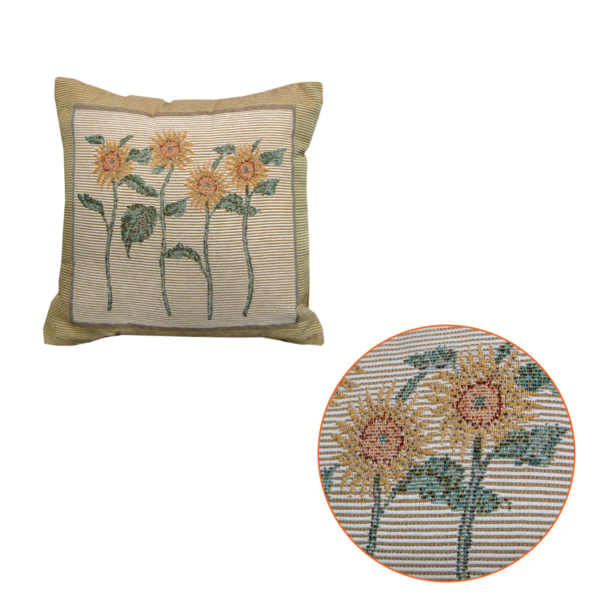 Rapee Bella Sunflower Tapestry Filled Cushion 32 × 32 cm