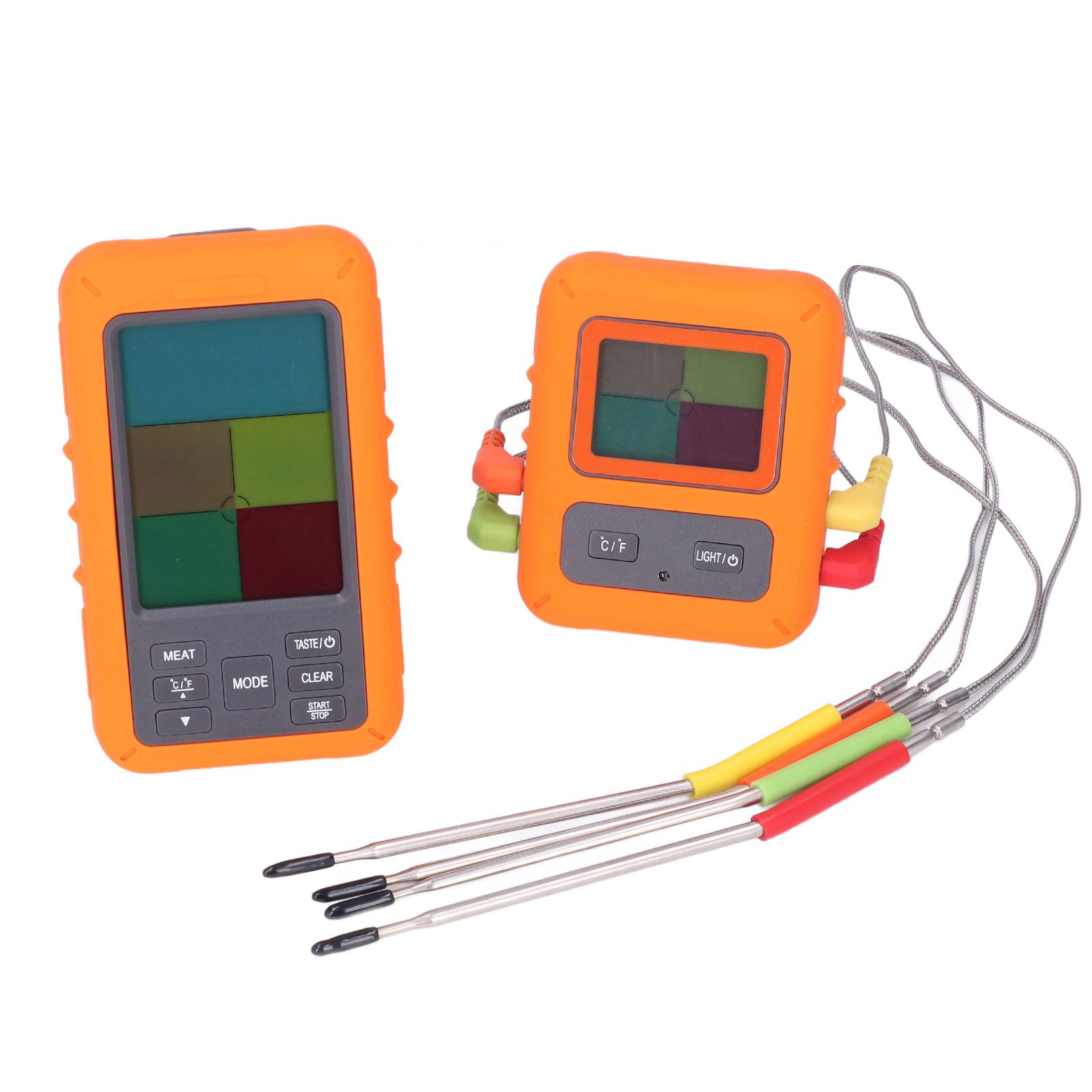 Wireless Meat Thermometer Digital BBQ Thermometer with 4 Probes for Kitchen Cooking Oven Grilling Smoking — image 3