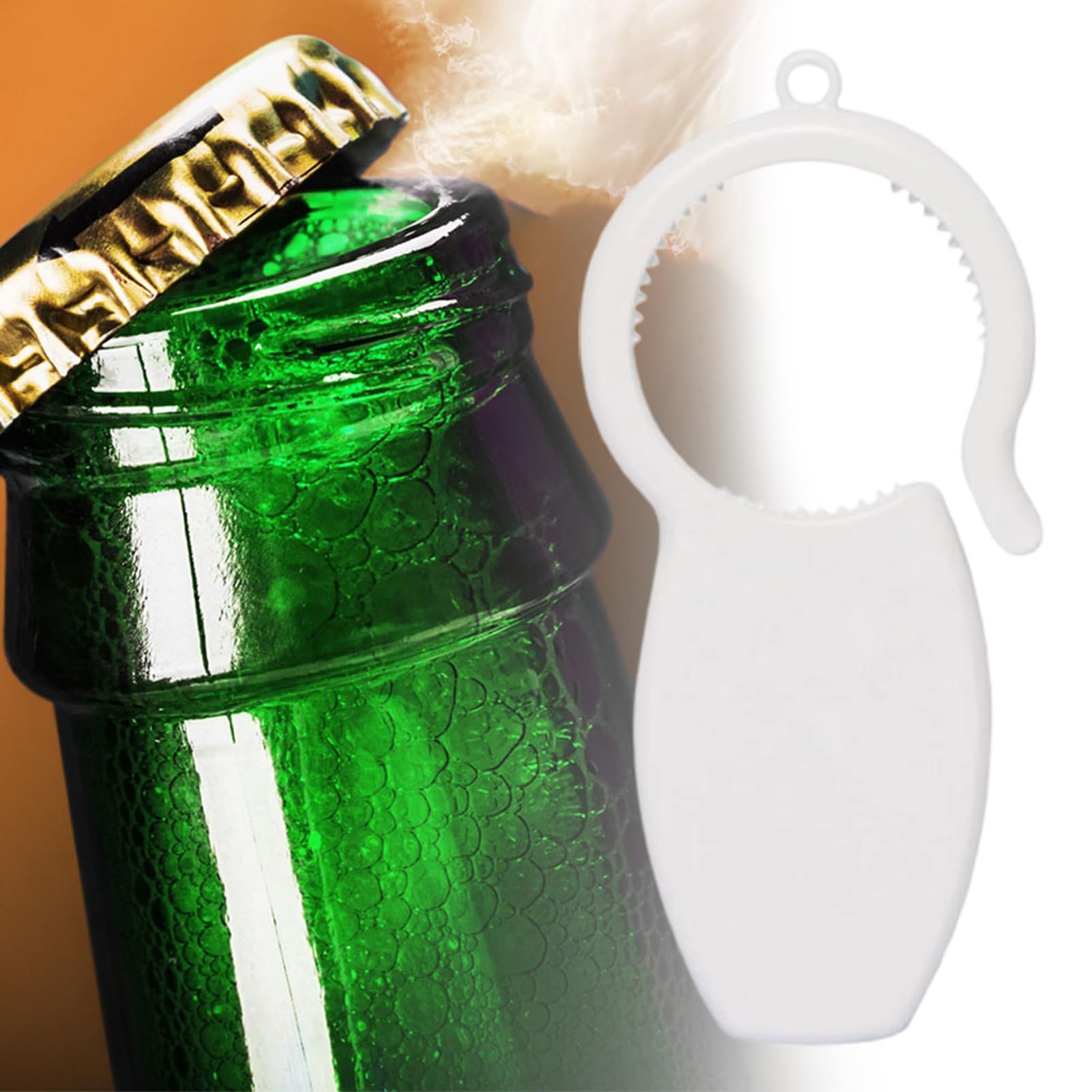 Can Opener Keychain Bottle Opener 3-in-1 Portable Multifunctional Pain-Free Opening for Beer Water Soda Small 4pcs β image 4