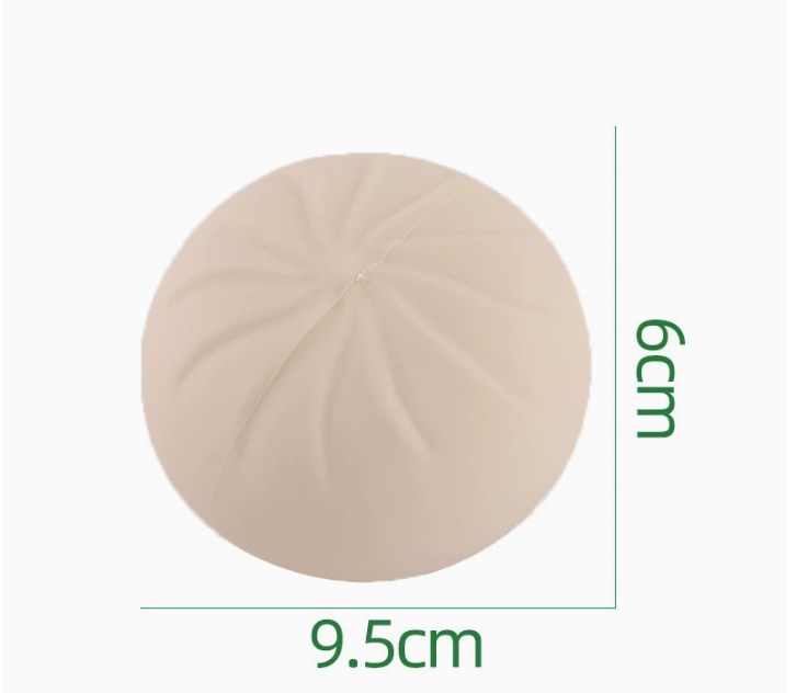 Squeeze Stress Relief Toy 3-Pack - White Bun Shape Slow Rebound Squishy Toy for Anxiety Relief - Soft PU Foam Decompression Toy (3-Pack) — image 2