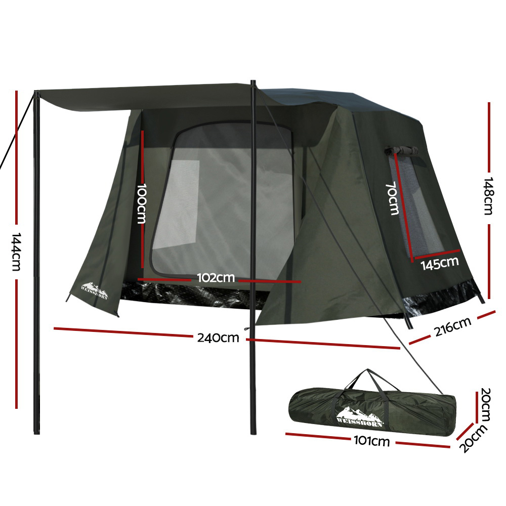 Weisshorn Camping Tent Instant Up 2-3 Person Tents Outdoor Hiking Shelter โ image 2