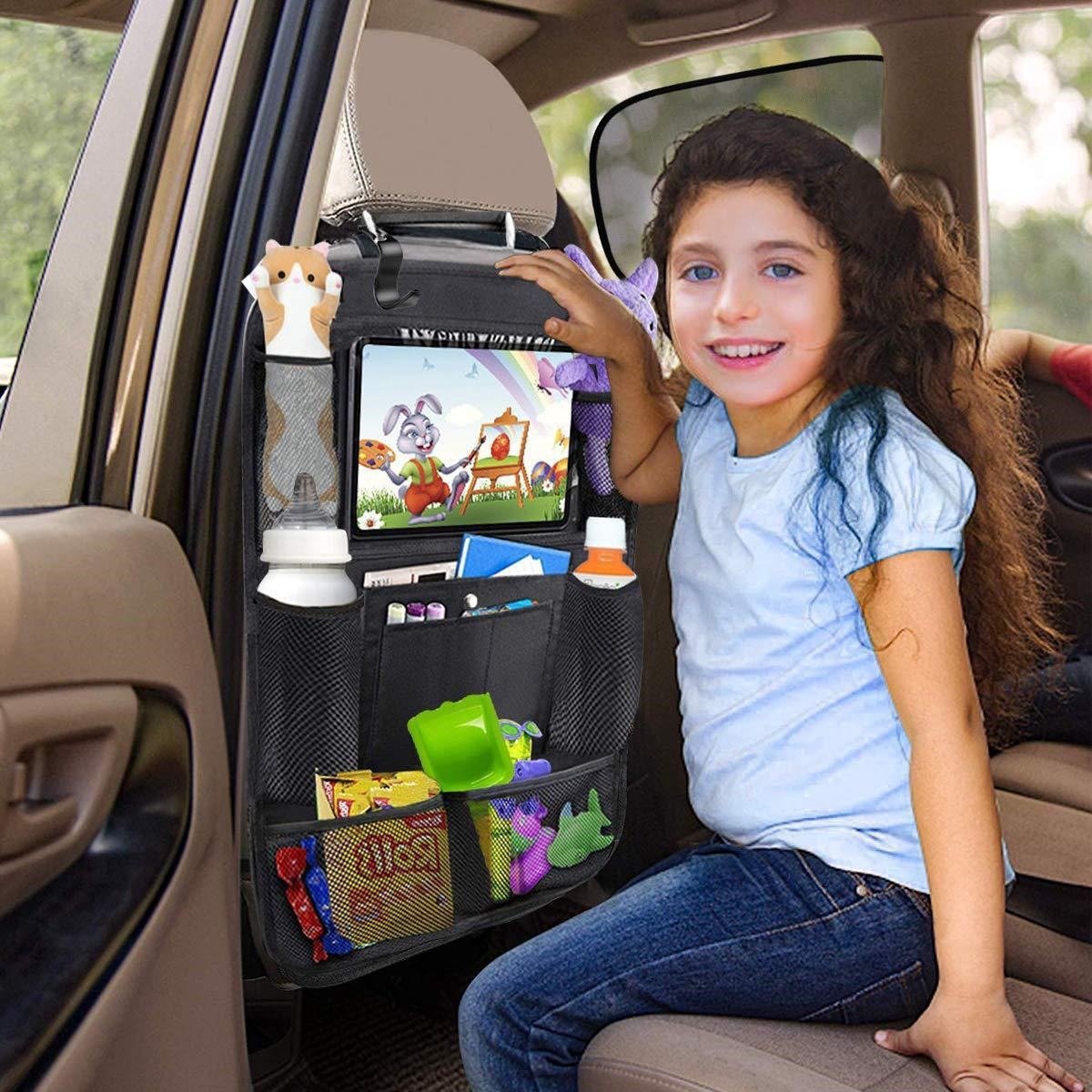 Back Seat Organizer 2-piece – 40×60cm, for children/iPad — image 3