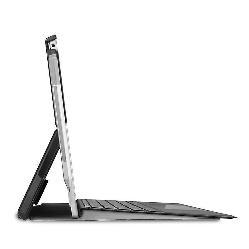 Case Ultra thin folio PU leather shell for Surface Pro 7 Grey — image 2