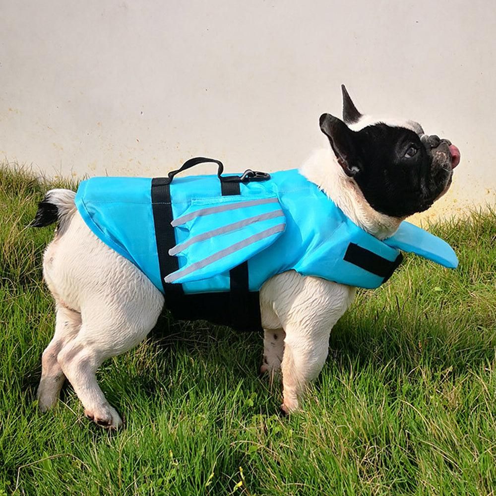 Dog Life Jacket Wings Pet Life Vest Adjustable Dog Flotation Swim Vest Blue - 2XL — image 5