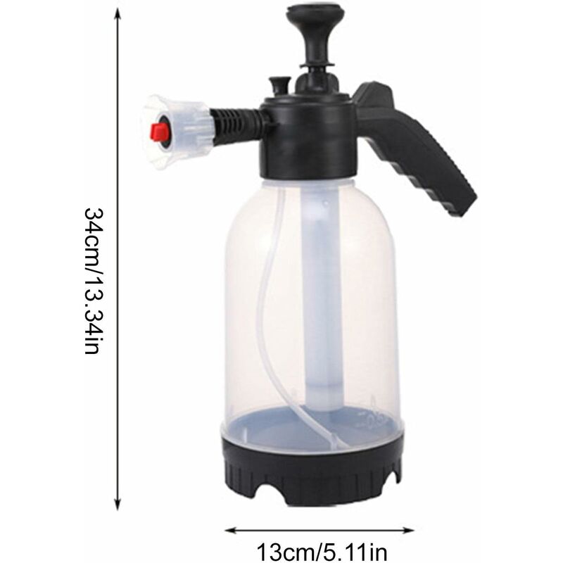 Pressure Sprayer, 2L Portable Lawn Foamer - Rich Foam Spray Tool For Home, Lawn, Garden, Car Detailing — image 2