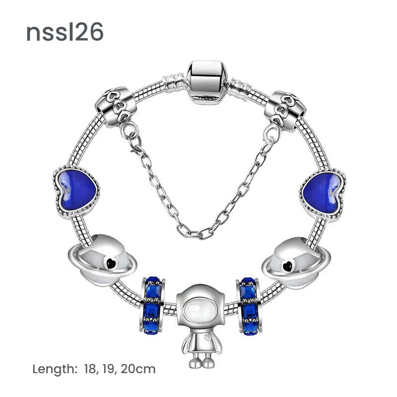 10 Styles Charm Bracelets Set: Colorful Alloy & Glass Beaded Bracelets, Buy 2 for Better Price(double) โ image 4