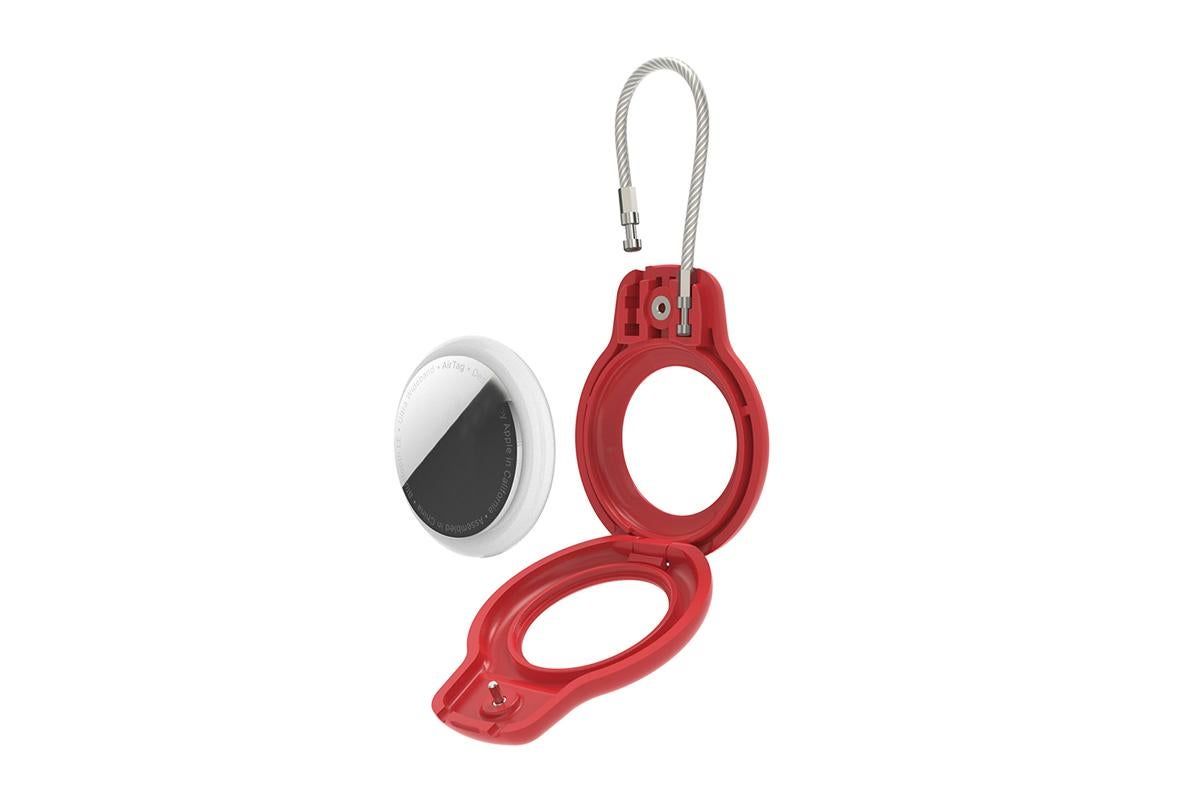 Durable Protective Case Shockproof Holder Case Accessories for Airtag -Red — image 3