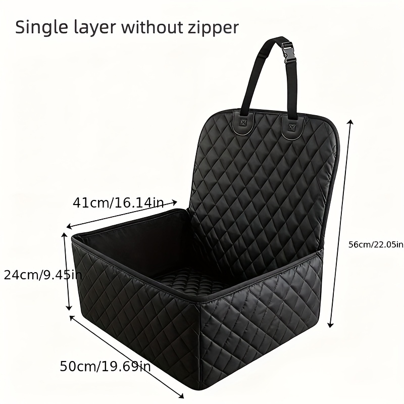 Dog Car Seat - Car Pet Travel Carrier, Durable Fabric, Adjustable Straps, Suitable for Long Drives, Essential for Safe Dog Travel, Ideal for Small to โ image 6