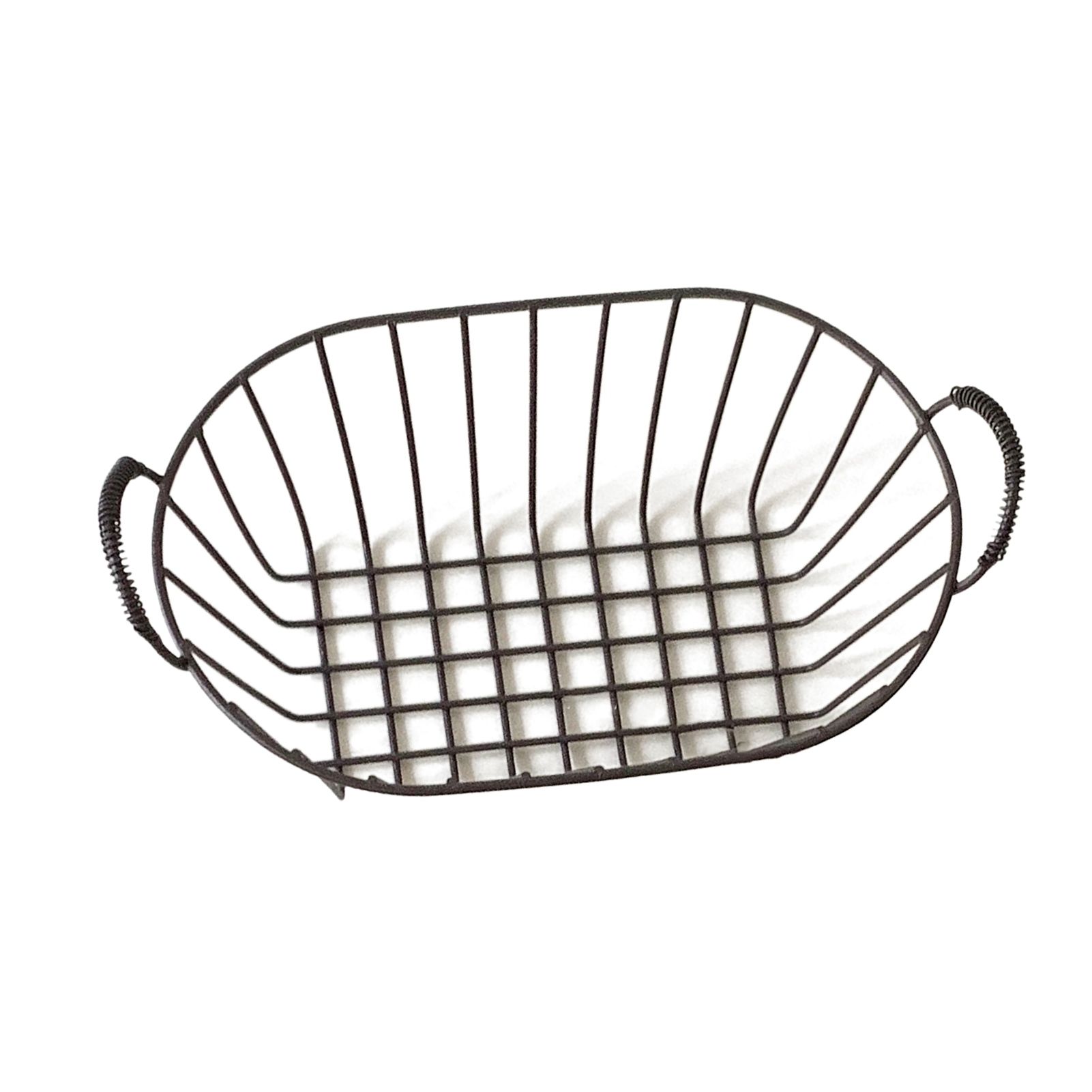 Wire Baskets Iron Handhold Storage Bins for Kitchen Cabinets Pantry Bathroom Laundry Room Refridge Black — image 4