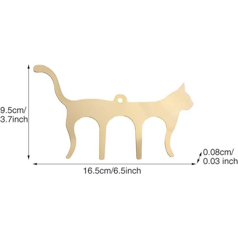 2 Metal Music Book Clips Sheet Music Page Holder Clips for Sheet Music Stands, Cute Cat Shaped Metal Music Bookmark for Piano โ image 2