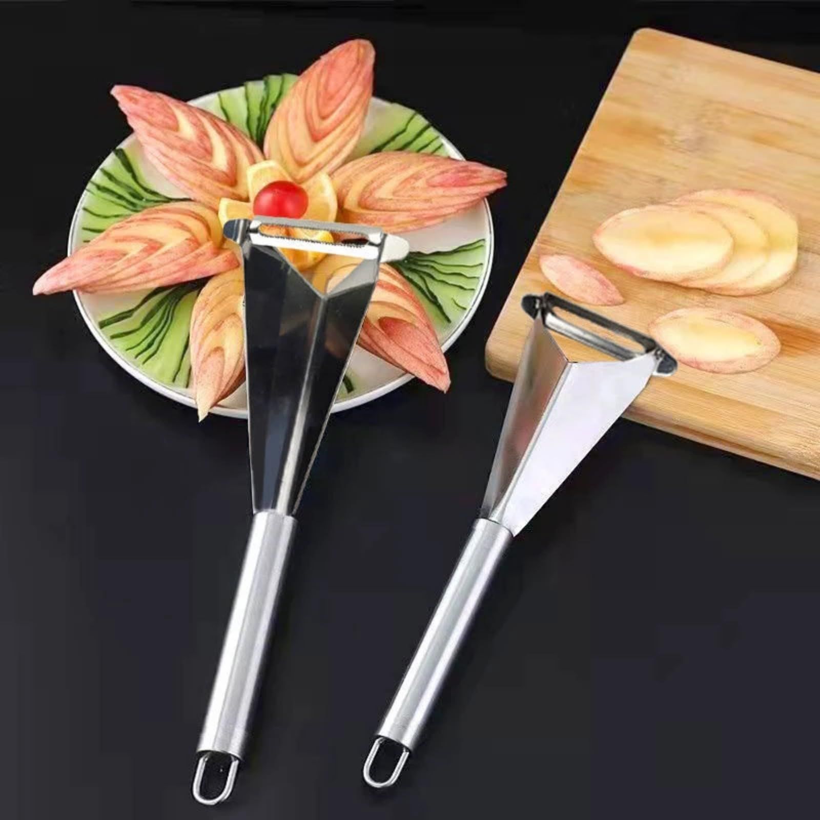 Fruit Carving Knife, Stainless Steel Fruit & Vegetable Cutter Knife — image 4