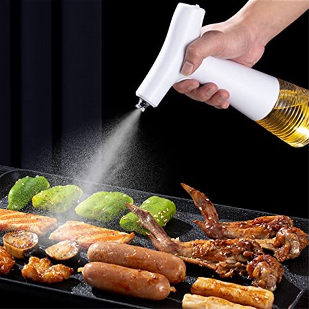 Electric Oil Sprayer for Cooking, 240ml Electric Oil Dispenser Automatic Cooking Oil Spray Bottle, Oil Vinegar Soy Sauce Dispenser for Cooking Baking Roasting — image 5