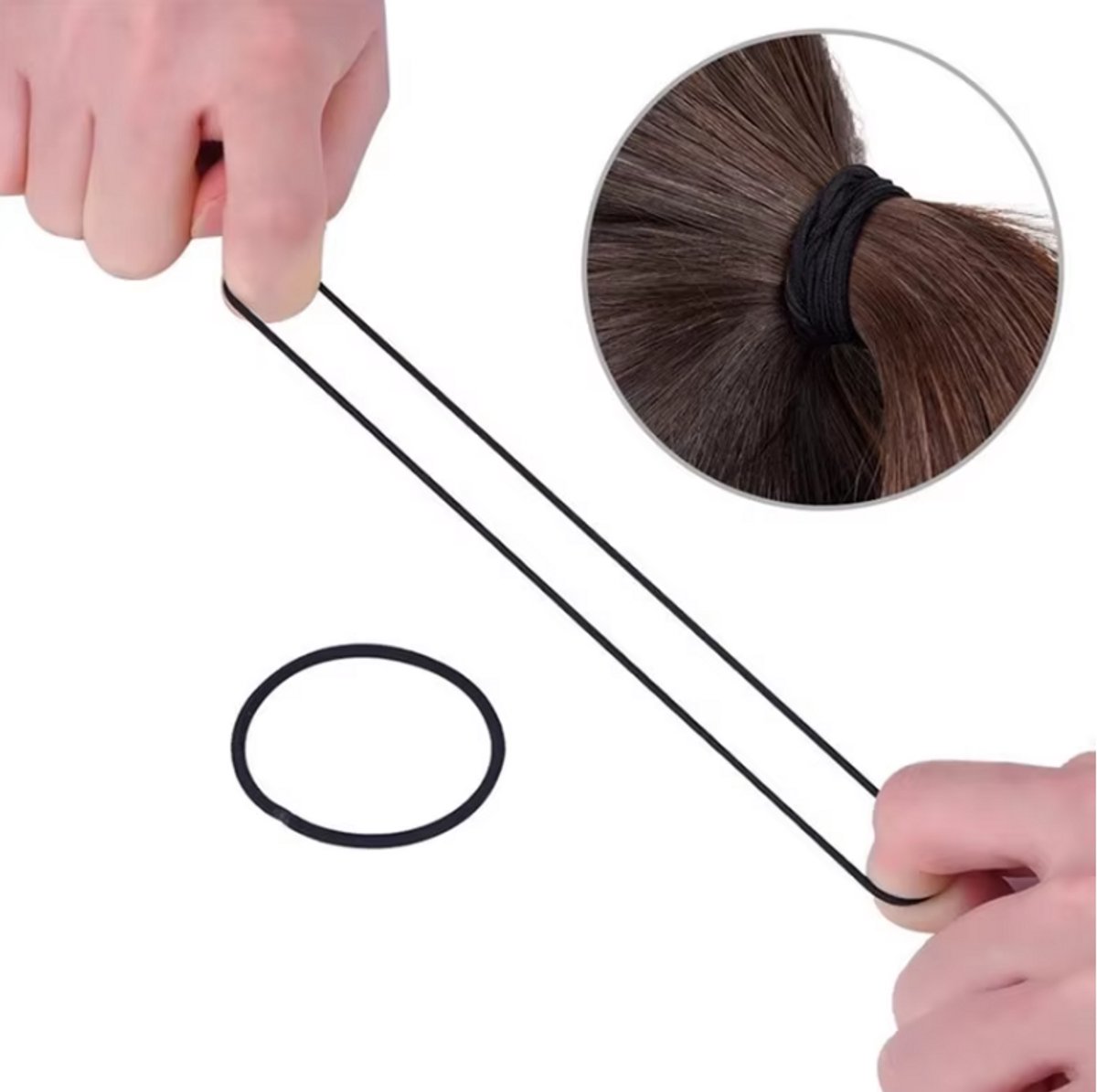 10x Hair Ties | Black — image 6