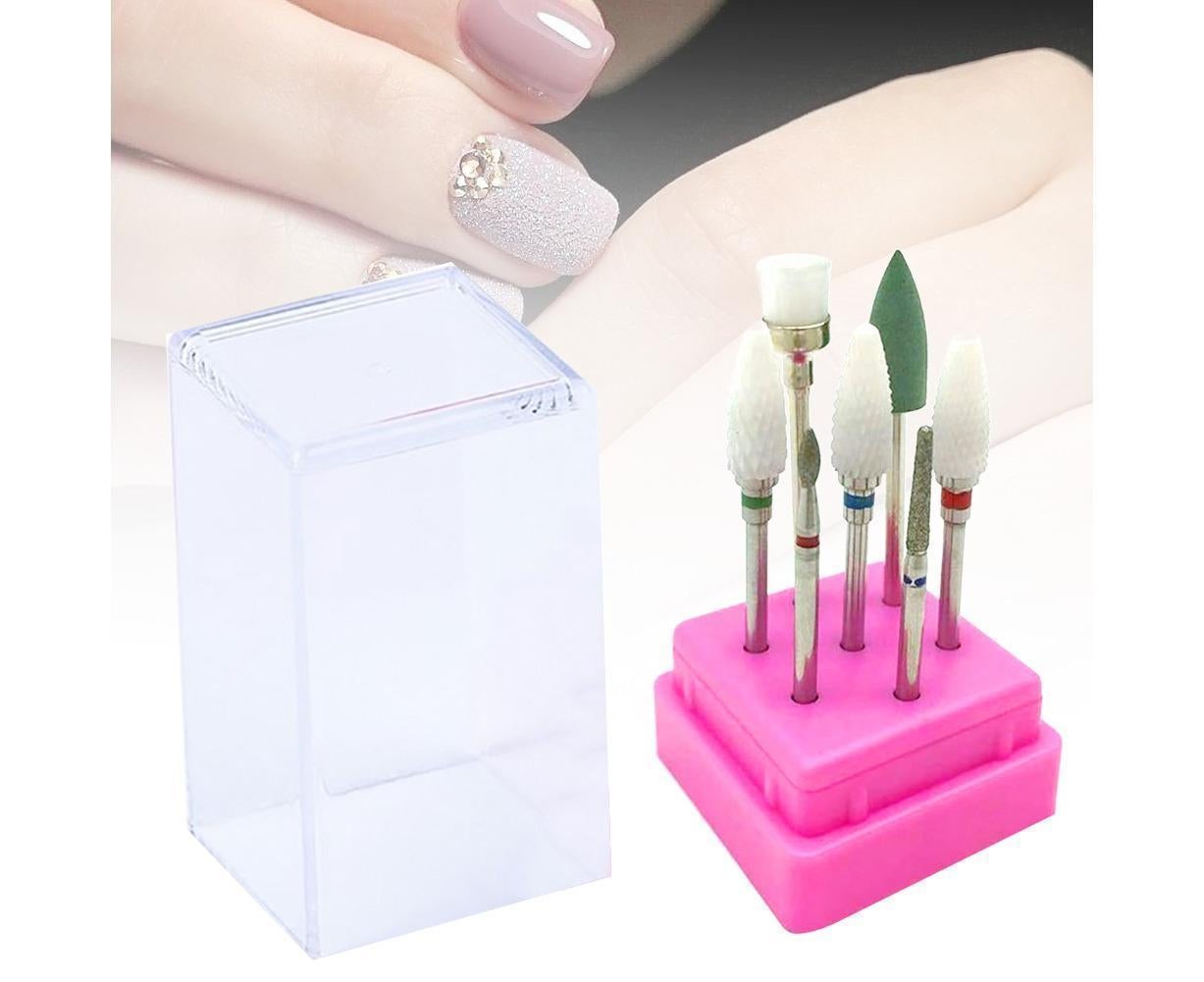 7Pcs Tungsten Steel Ceramics Remove Gel Polish Manicure Pedicure Nail Drill Bits-9# โ image 2