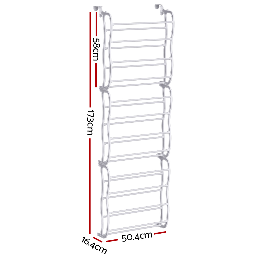 Artiss Shoe Rack Hanging Over Door Organiser 24 Pairs Eric โ image 2