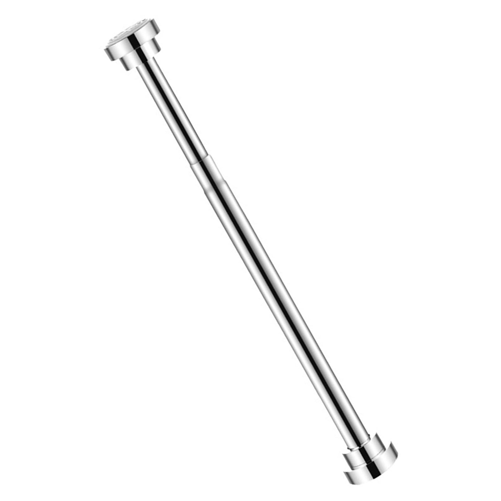 Adjustable Closet Rod Stainless Steel Punch Free Retractable Clothes Drying Rod for Bathroom Bedroom Closet 22 Tubes 40โ55cm โ image 2