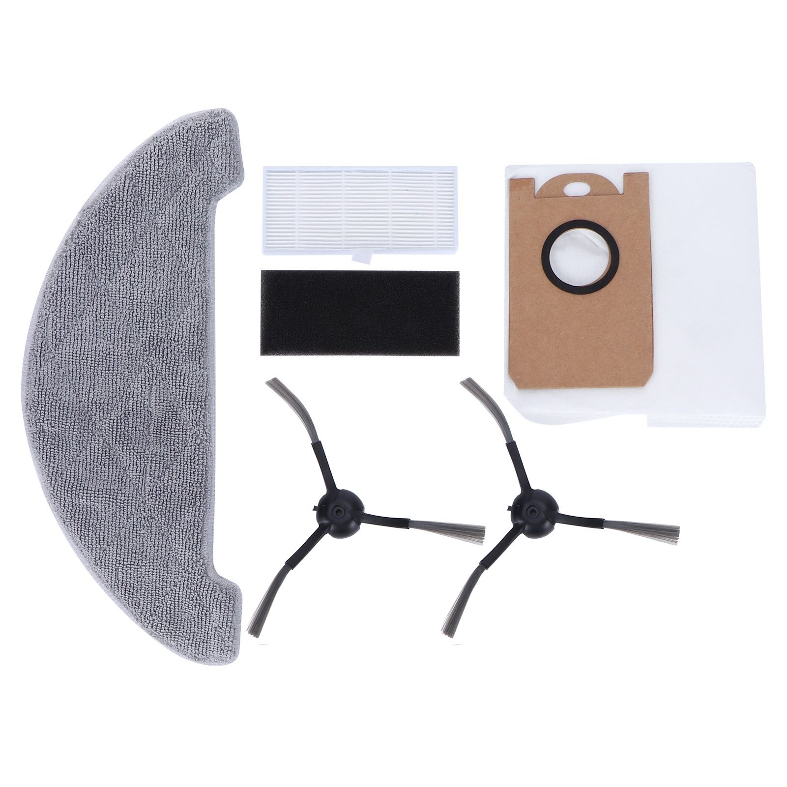 Side Brush Filter Dust Bag Kit Robot Vacuum Cleaner Parts Fit for Proscenic M7 MAX — image 3
