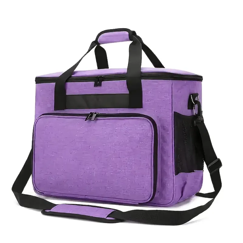 Oxford Cloth Sewing Machine Bag, Portable Carry Case with Shoulder Strap