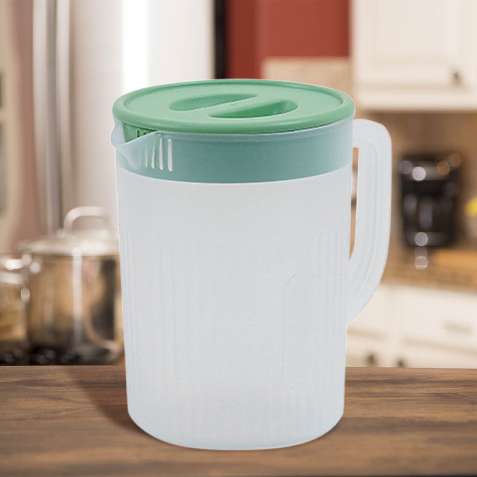 Juice Pitcher with Lids for Fridge, Water Jug for Teas, Juices & Iced Beverages - Fridge & Dishwasher Safe B — image 6