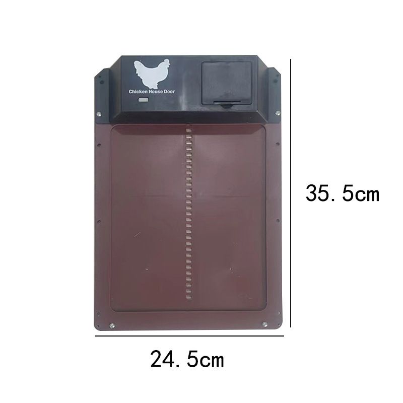 Automatic Chicken Coop Door, Programmable with App, Battery Operated, Evening and Morning Delay, Aluminum Door — image 2