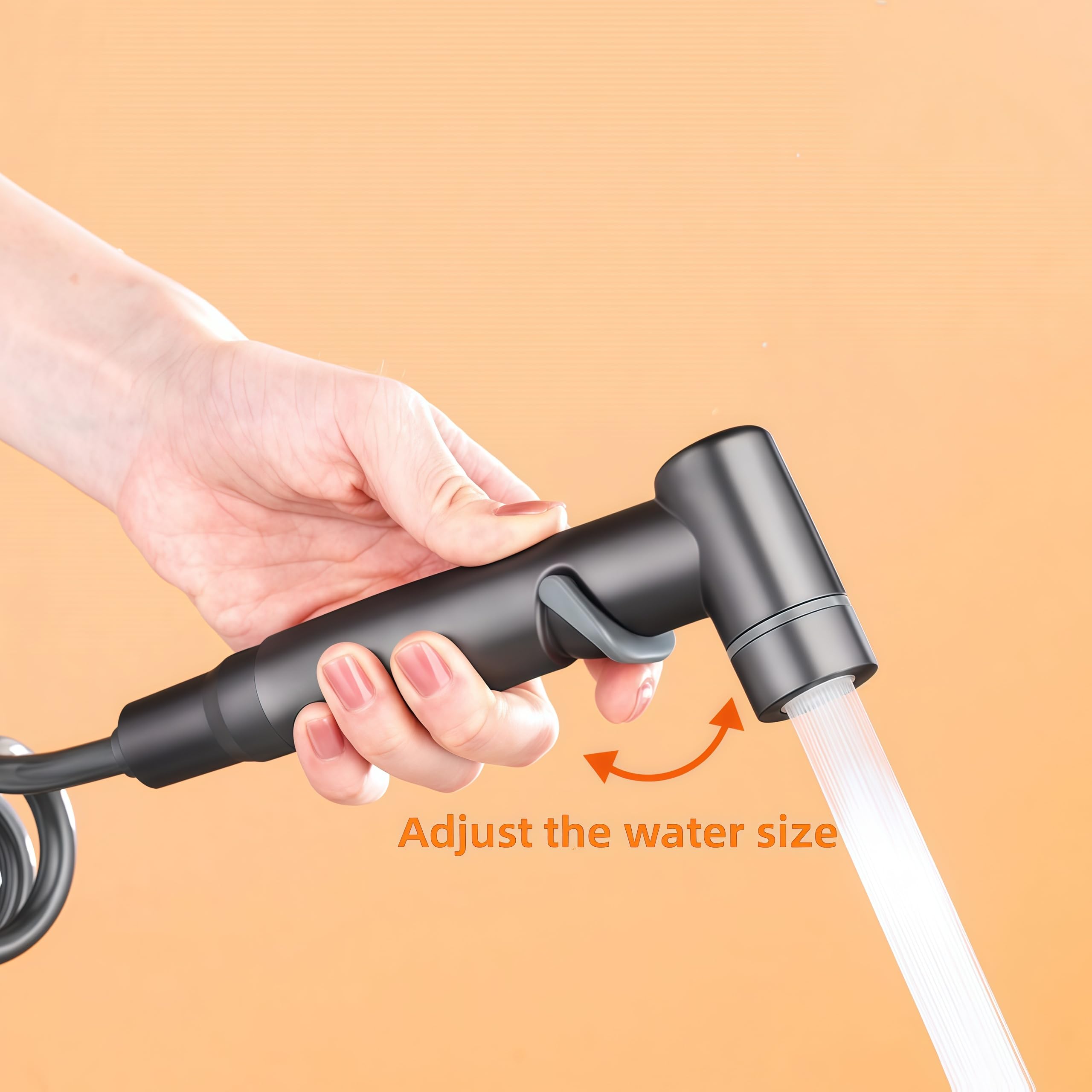 Bidet Sprayer - Hand Shower Toilet - Shattaf - WC Shower - Toilet Sprayer - Hand Bidet - Bidet Faucet - Intimate Hygiene - Stainless Steel - Bathroom โ image 2