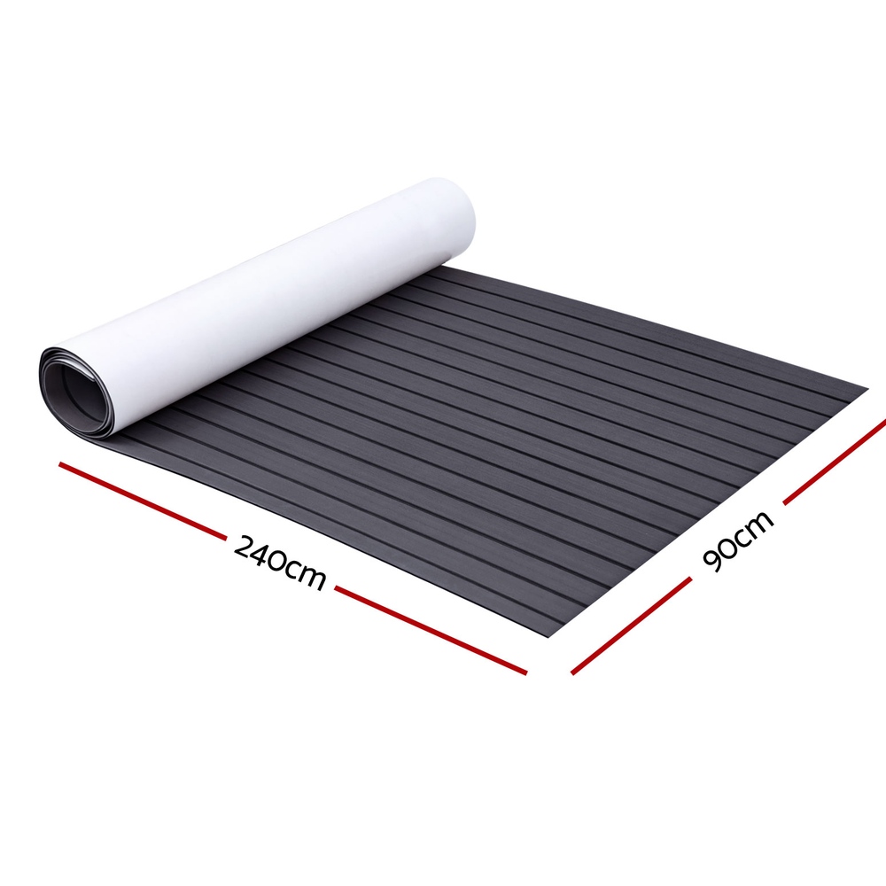 Seamanship EVA Foam Boat Flooring Decking Mat 240x90cm 6mm Dark Grey โ image 2