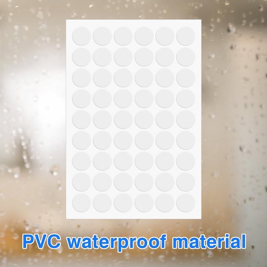 Screw Hole Stickers - 350 White Stickers - Self-adhesive screw covers - Suitable for screw holes in desks, cabinets and furniture — image 2