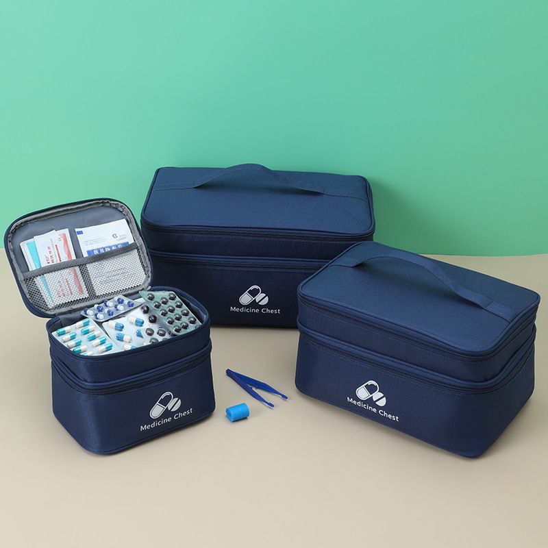 Double Layer Medical Bag Oxford Fabric Travel Storage — image 2