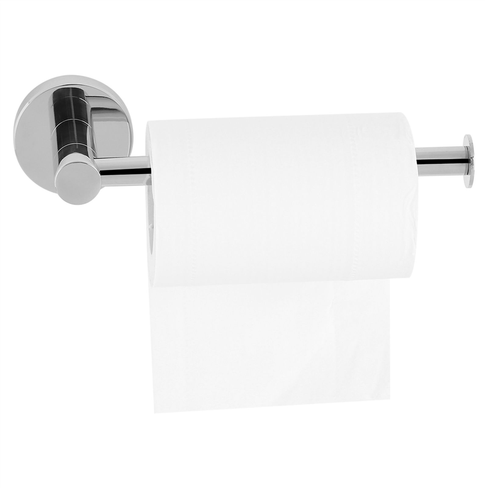 304 Stainless Steel Bathroom Paper Roll Holder Wall Mounted Rack Toilet Accessory Attachment — image 5