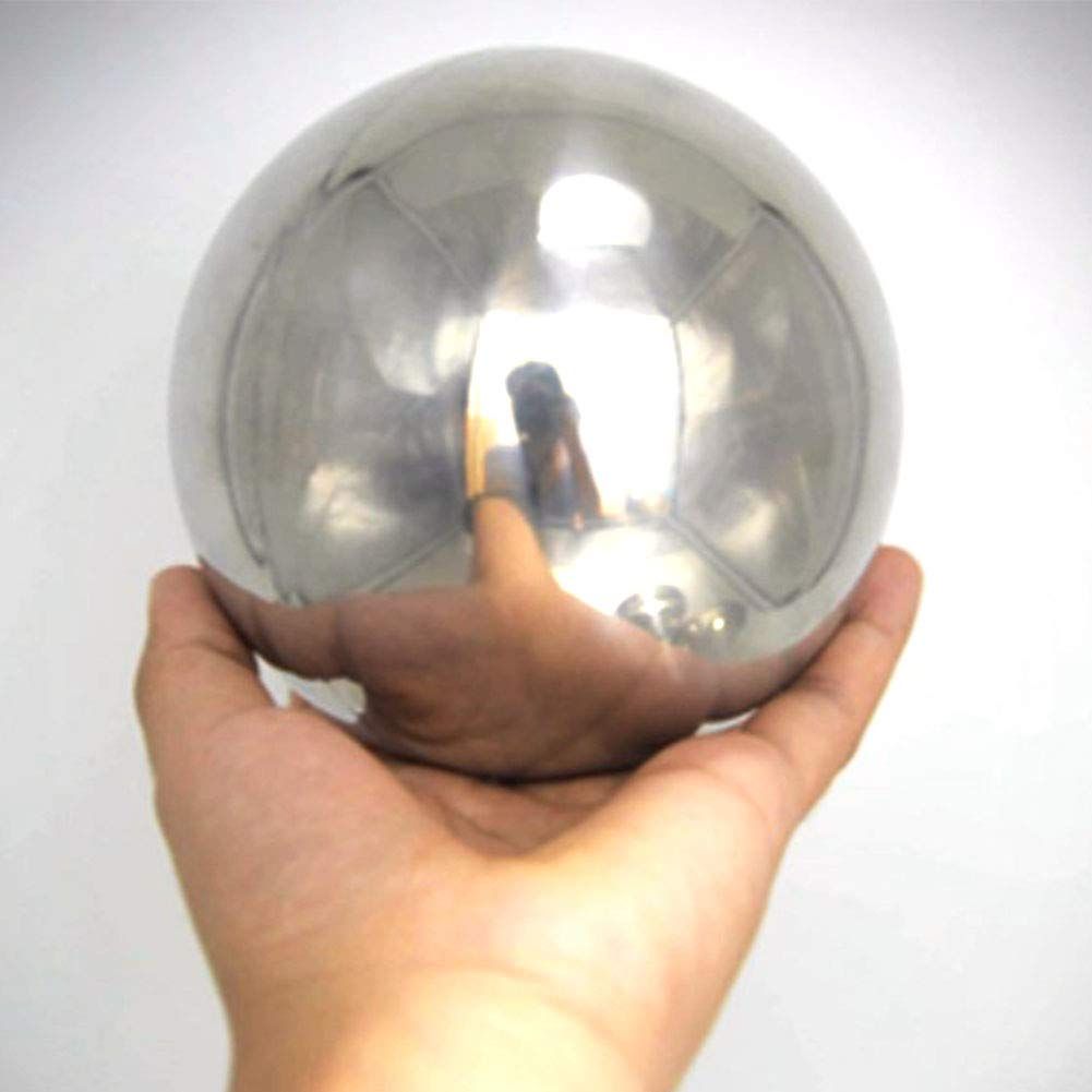 Stainless Steel Gazing Ball, Mirror Polished Hollow Ball Reflective Garden Sphere, Floating Balls Seamless (10CM X 4PCS) — image 2