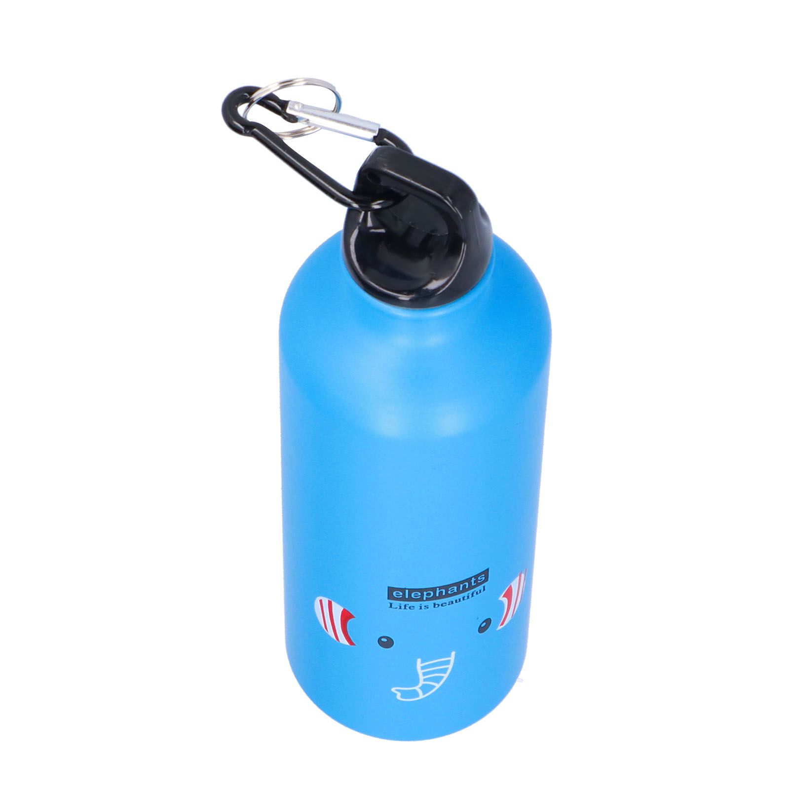 Kids Water Bottle Cute Cartoon 500ml Aluminum Insulated Water Bottle Sport Water JugBlue Elephant โ image 6
