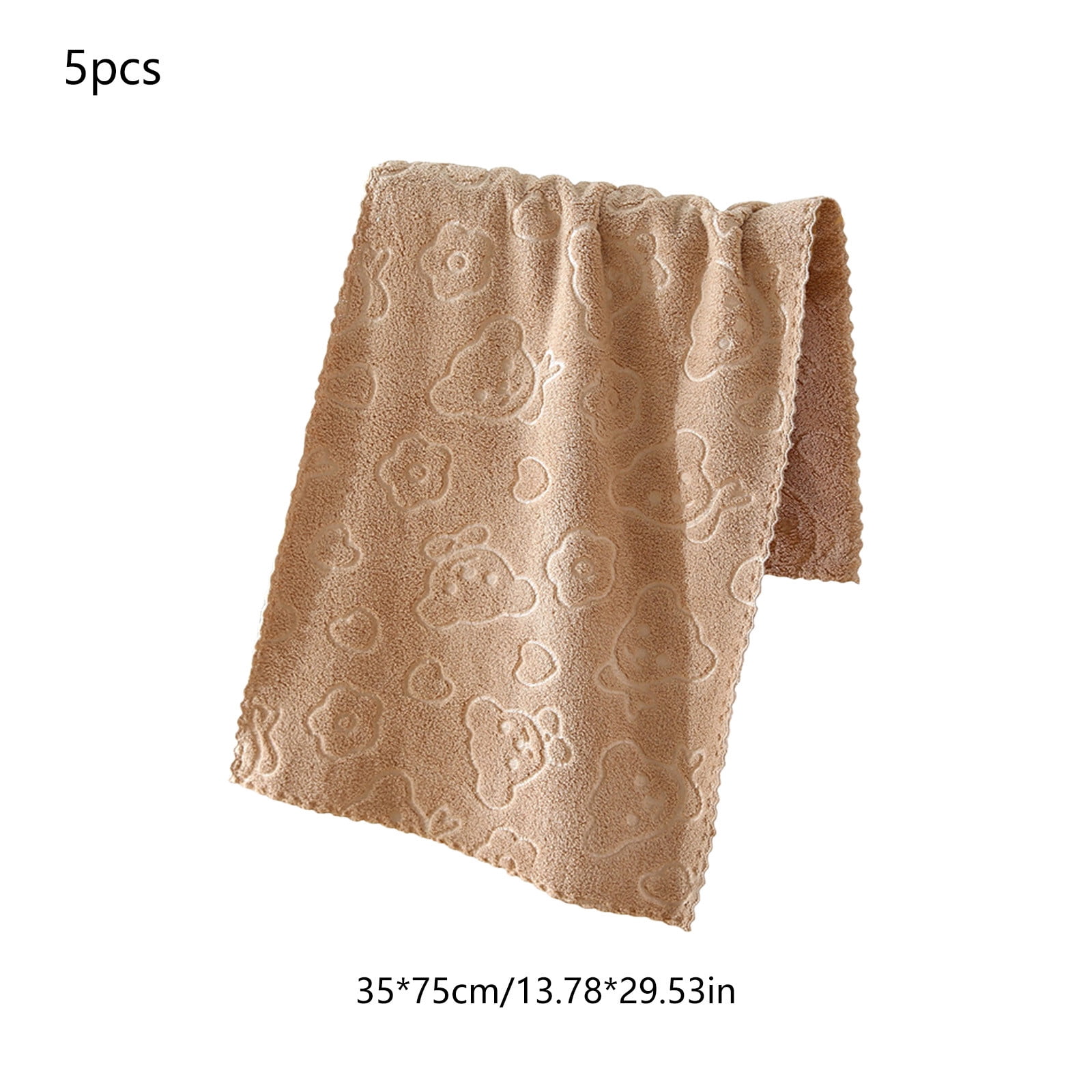 5Pcs Bathroom Hand Towels, 14x30" 600 GSM 100% Cotton - Ultra Soft & Highly Absorbent Face Towels, Hotel Spa Quality by 01_Best Seller 2026_Premium Edition β image 4