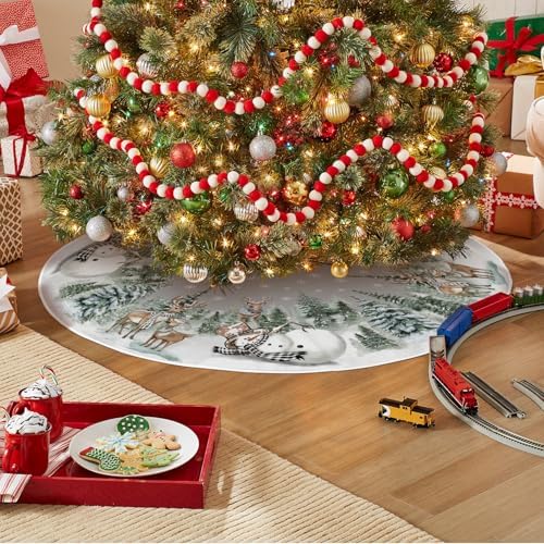 Christmas Tree Mat 36 Inch, Winter Season Christmas Tree Decoration — image 3