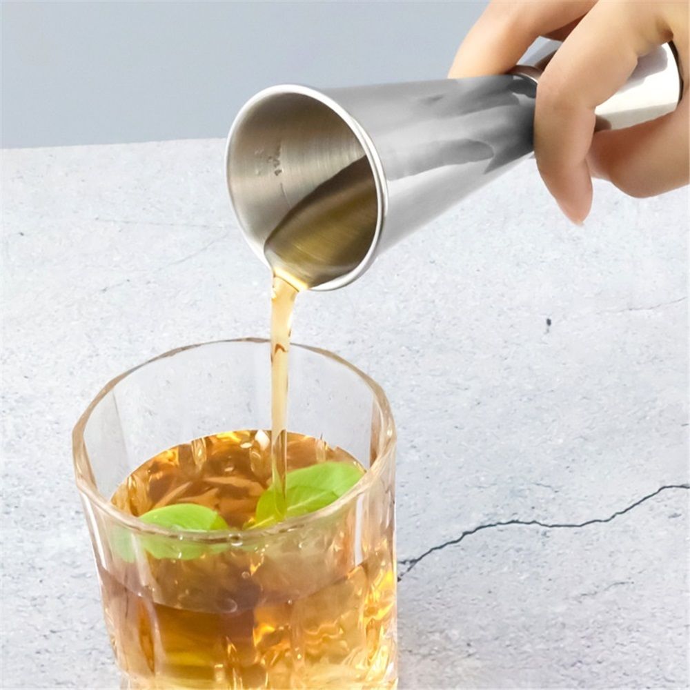 4-Piece Dual-Sided Bartending Jigger Set - 1oz & 2oz Measured Markings, Stainless Steel, Food-Grade Cocktail Measuring Tool for Professional & Home Bars — image 2
