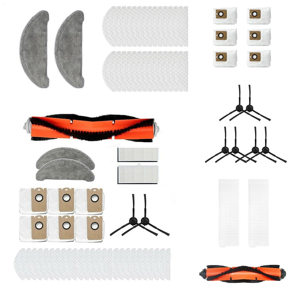 Side Roller Brush Filters Mop Cloth Dust Bags For Imou L11 Vacuum Cleaner Parts Robot Sweeper Replacement Spare Part 2 Filters Laisenwei 2 Filters — image 3