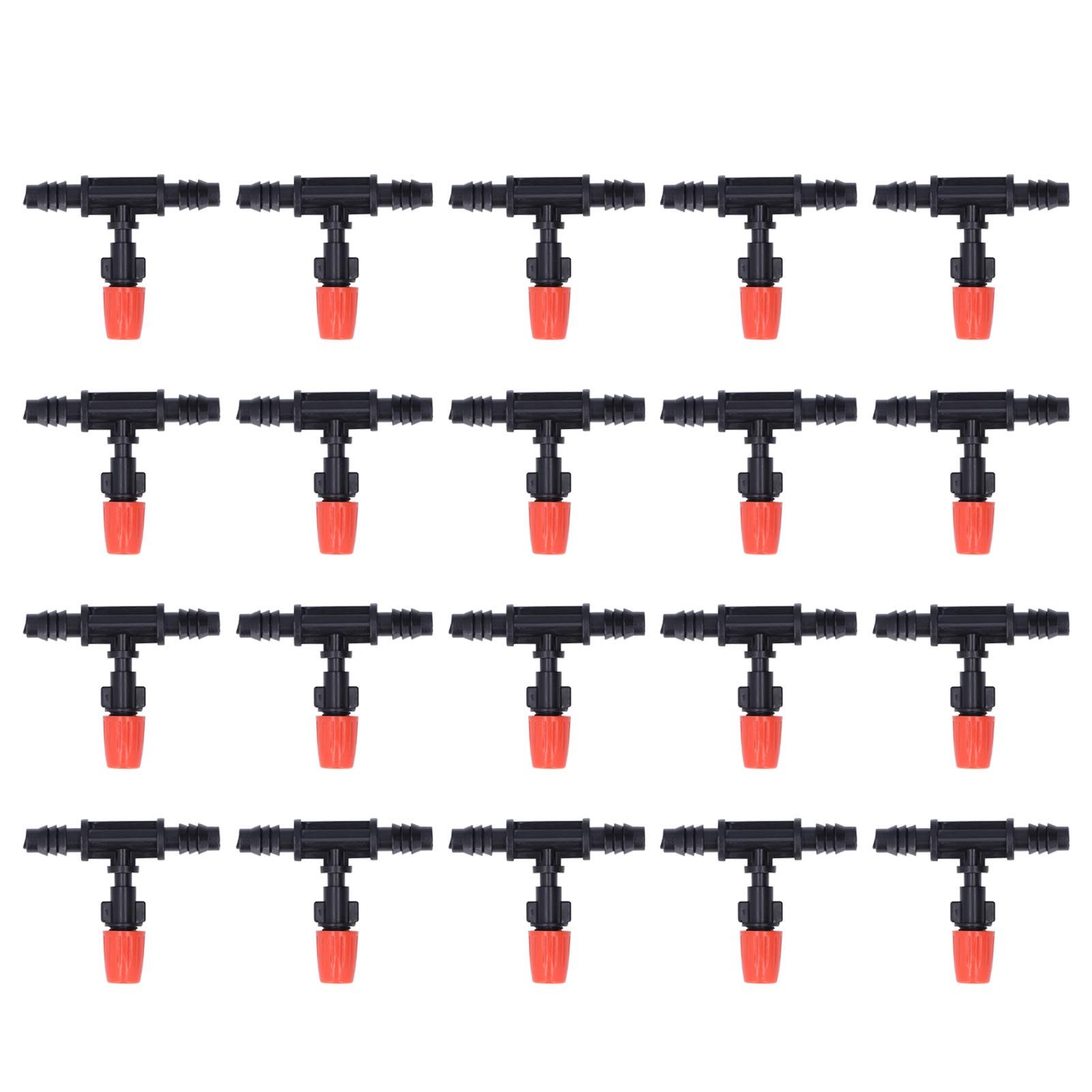 20pcs Drip Irrigation Nozzles Drip Irrigation Mister Heads for Garden Irrigation Agricultural Irrigation