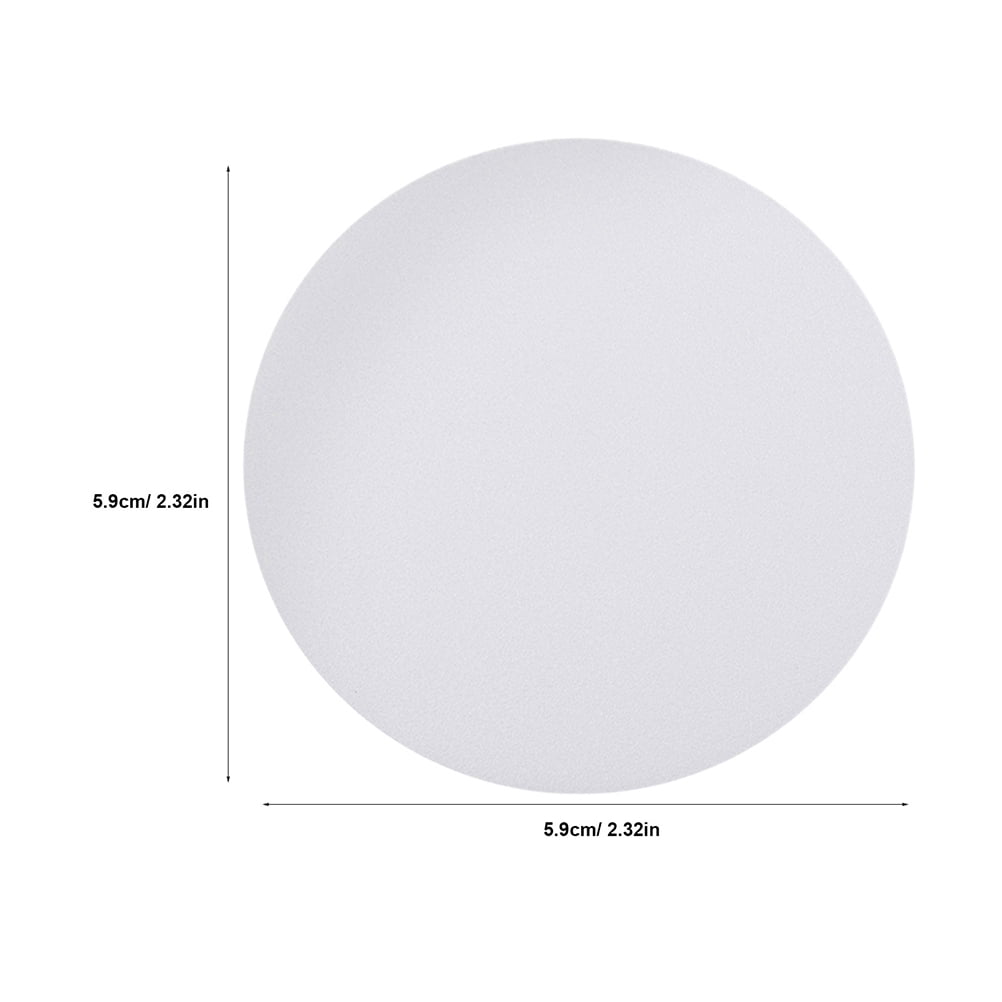 6-Pack White Plastic Ceiling Light Covers Anti-Dazzle Simple Elegant Design for Home and Office — image 2