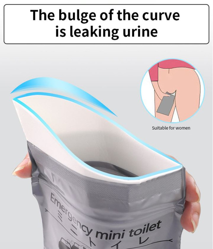 16PCS Leak-Proof & Odorless Motion Sickness Bags and Emergency Urine Bags - Unisex Portable Travel Potty for Car Road Trips & Camping โ image 4