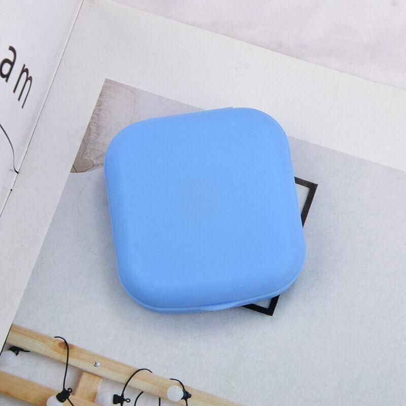 Pocket Plastic Mini Contact Lens Case Kit Outdoor Travel Holder Mirror Container - Green โ image 6