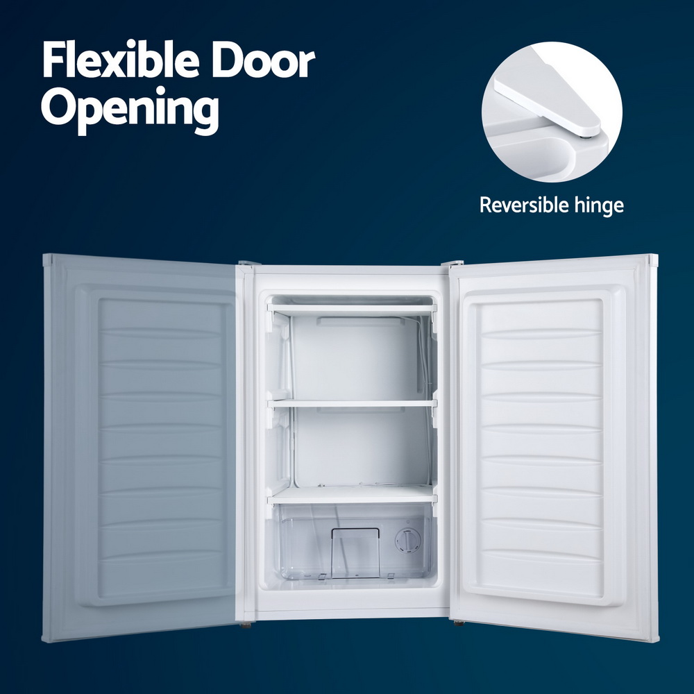 Devanti 81L Upright Freezer Fridge White — image 5