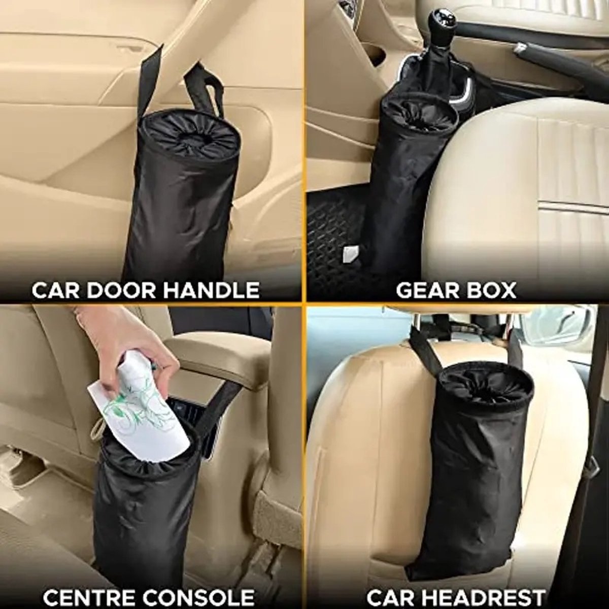 Car Waste Bag | Car Trash Can | Mountable | Headrest Waste Bag — image 5