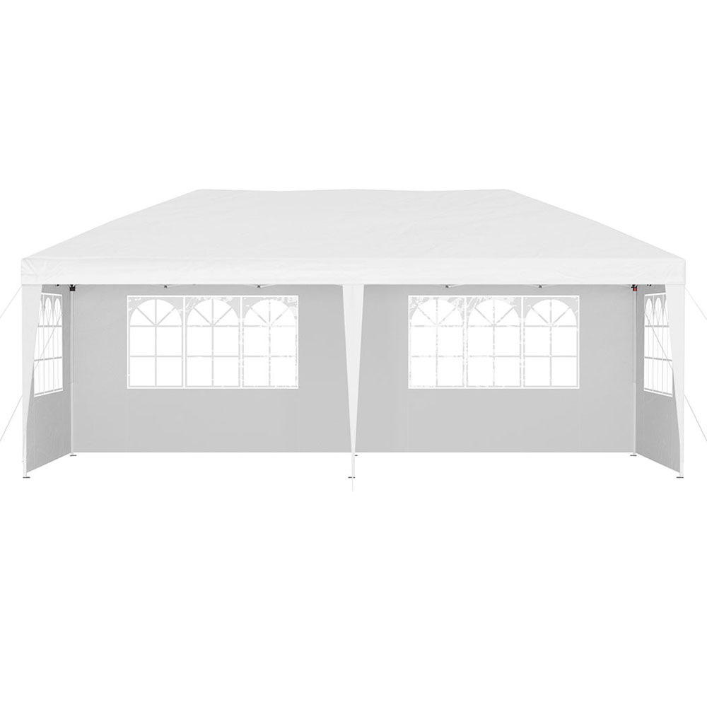 Instahut Gazebo Pop Up Marquee 3x6m Wedding Party Outdoor Camping Tent Canopy Side Wall White โ image 3